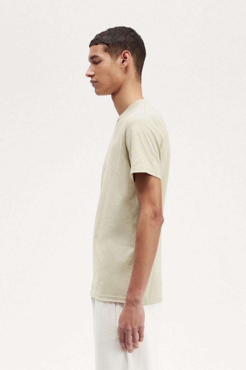Fred Perry Circle Branding T-shirts Herren Hell | BCHSO72211