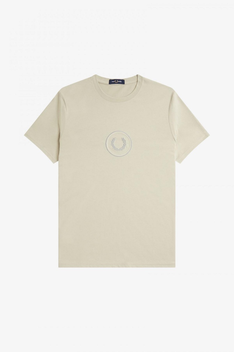 Fred Perry Circle Branding T-shirts Herren Hell | BCHSO72211