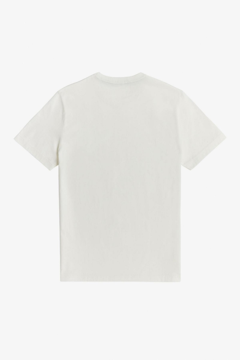 Fred Perry Crew Neck T-shirts Herren Weiß | CHIIZ22641