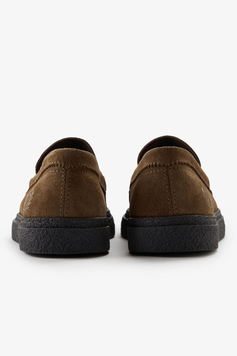 Fred Perry Dawson Loafer Schuhe Herren Shaded Stone | CHQCS15094