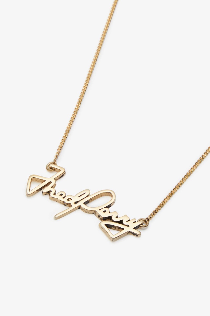 Fred Perry Fred Perry Necklace Schmuck Accessories Gold | MCHFT46606