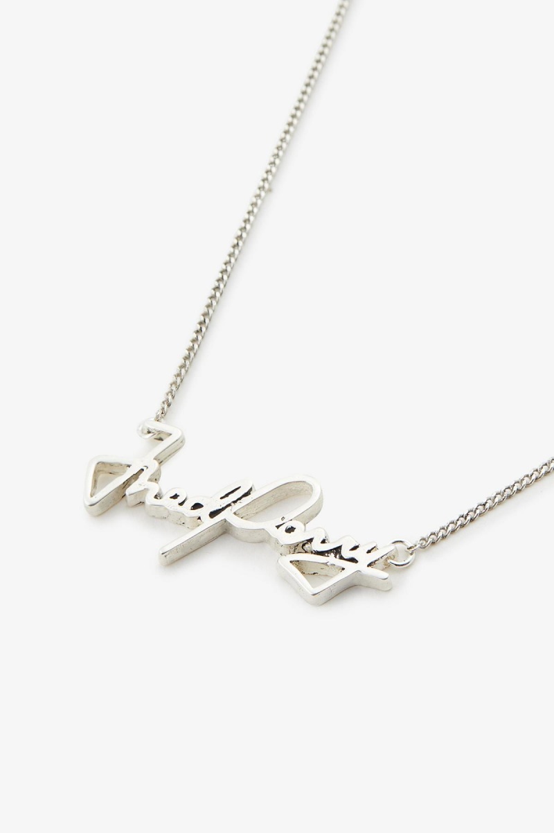 Fred Perry Fred Perry Necklace Schmuck Accessories Silber | CHCIF27594