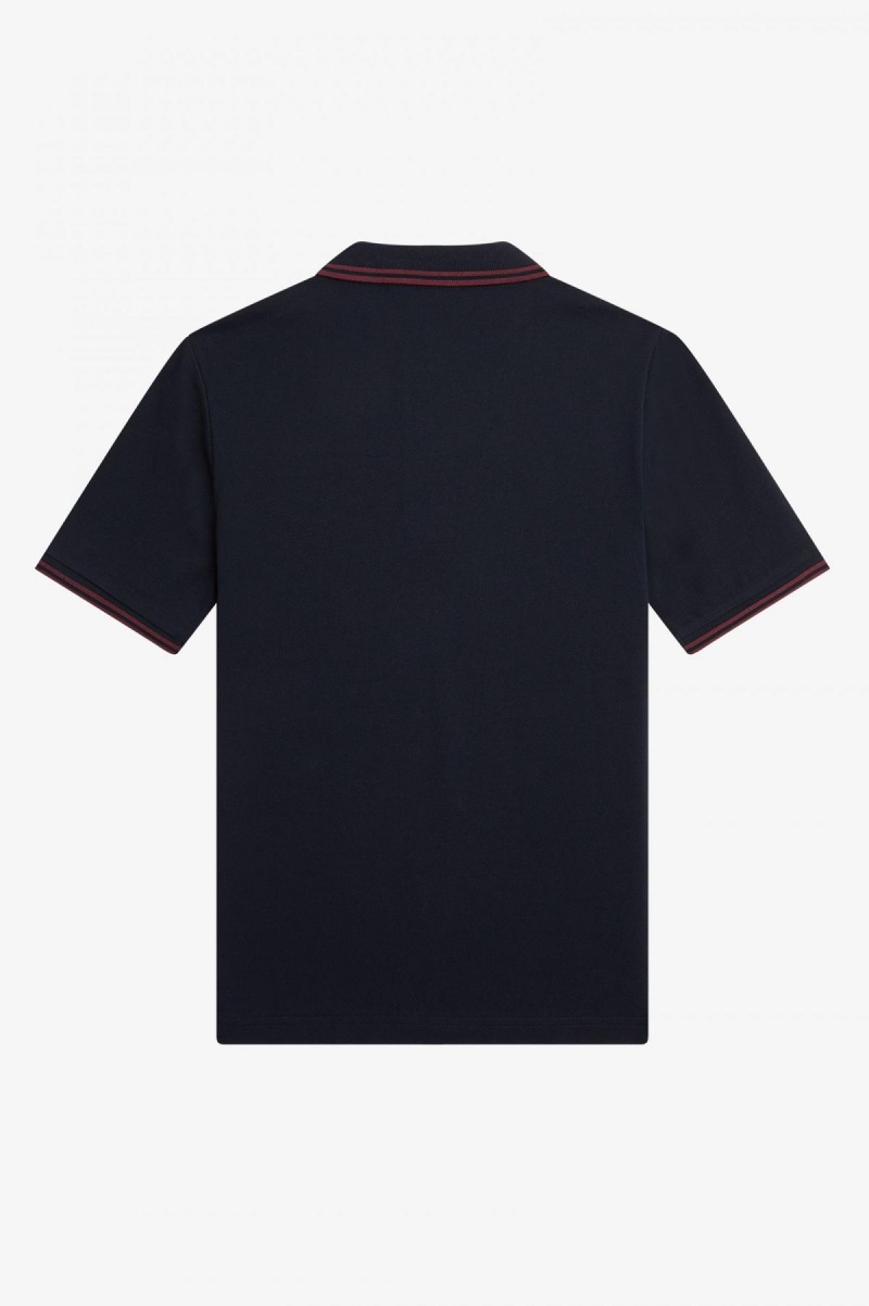 Fred Perry G3600 Fred Perry Shirt Damen Navy | CHDFL94854