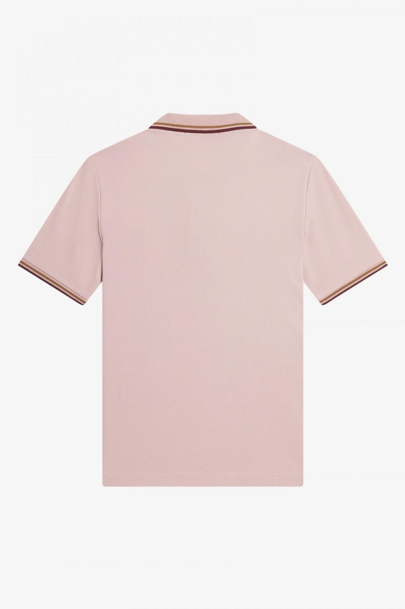 Fred Perry G3600 Fred Perry Shirt Damen Rosa Rosa | CHICD36148