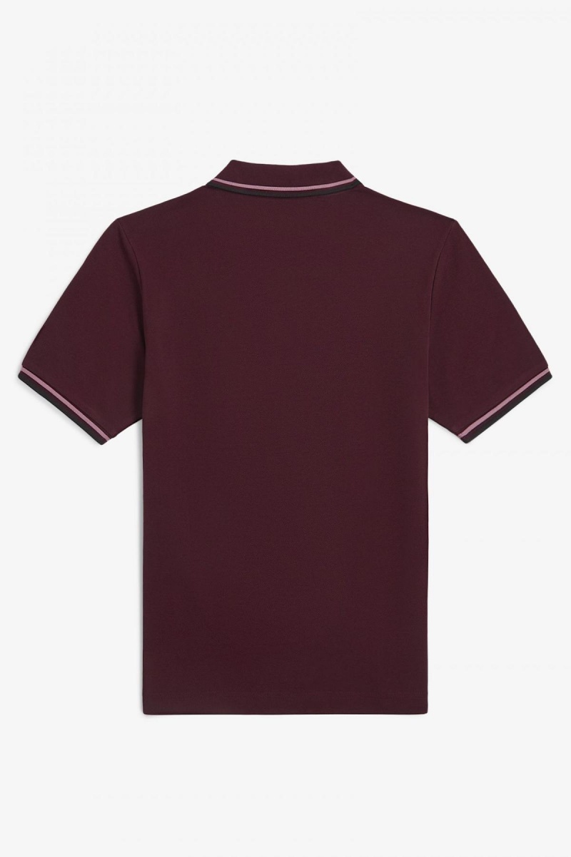 Fred Perry G3600 Fred Perry Shirt Damen Rosa Rosa Schwarz | QCHUV60724