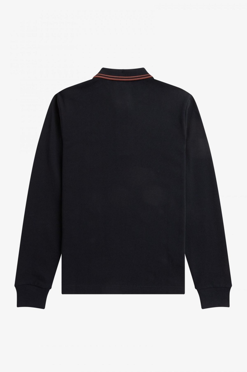 Fred Perry G3636 Fred Perry Shirt Damen Schwarz Braun Braun | ACHWC29348