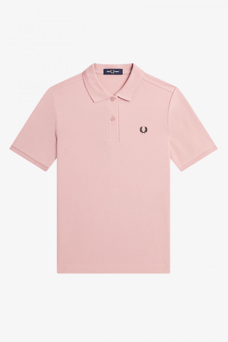Fred Perry G6000 Fred Perry Shirt Damen Rosa Rosa Schwarz | CHNEJ10988