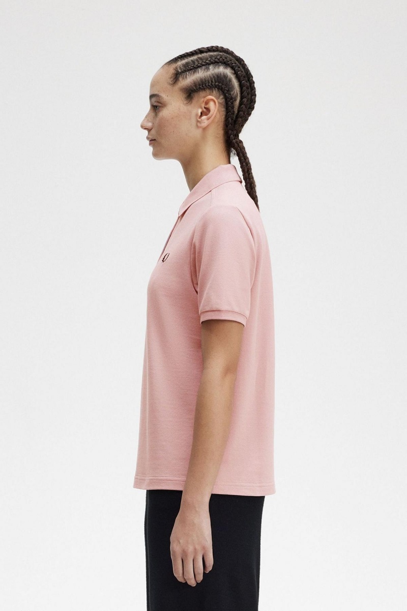 Fred Perry G6000 Fred Perry Shirt Damen Rosa Rosa Schwarz | CHNEJ10988