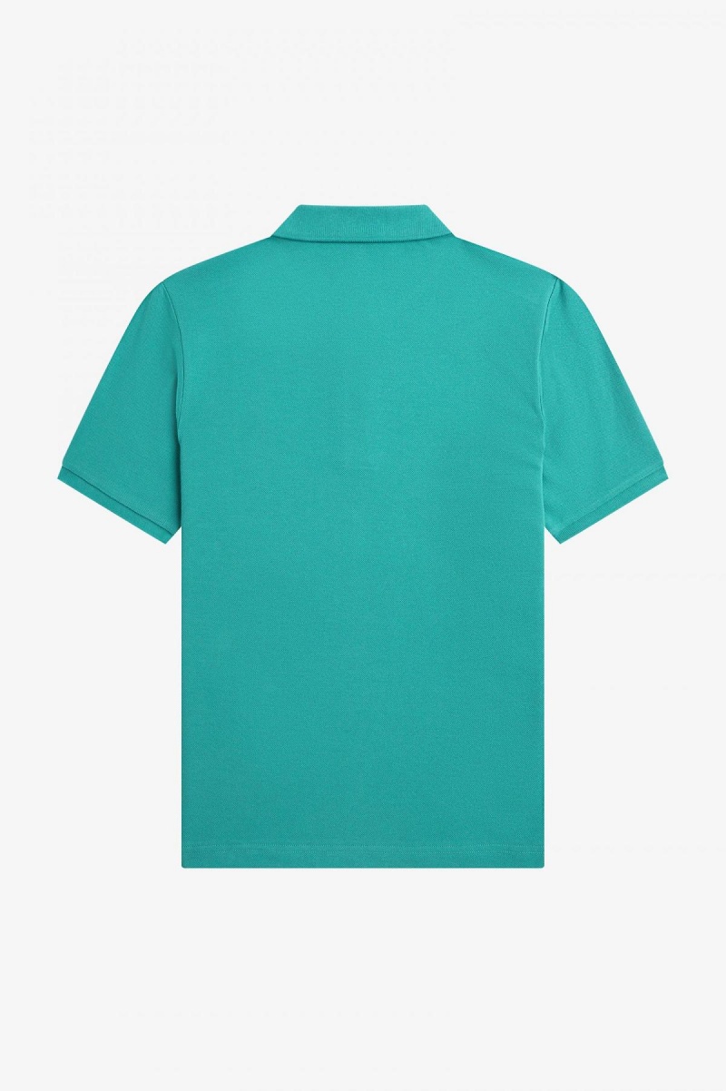 Fred Perry G6000 Fred Perry Shirt Damen Tiefesmintfarben Schwarz | CHICD99934