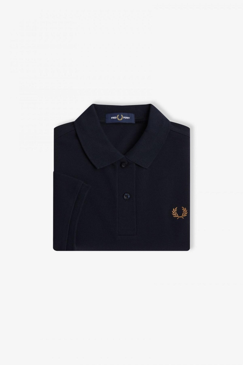 Fred Perry G6000 Polo Shirts Damen Navy | TCHPQ34185