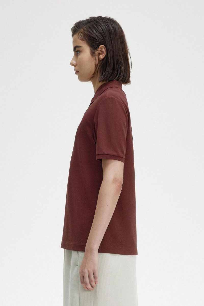 Fred Perry G6000 Polo Shirts Damen Rosa Rosa | ECHVG50421