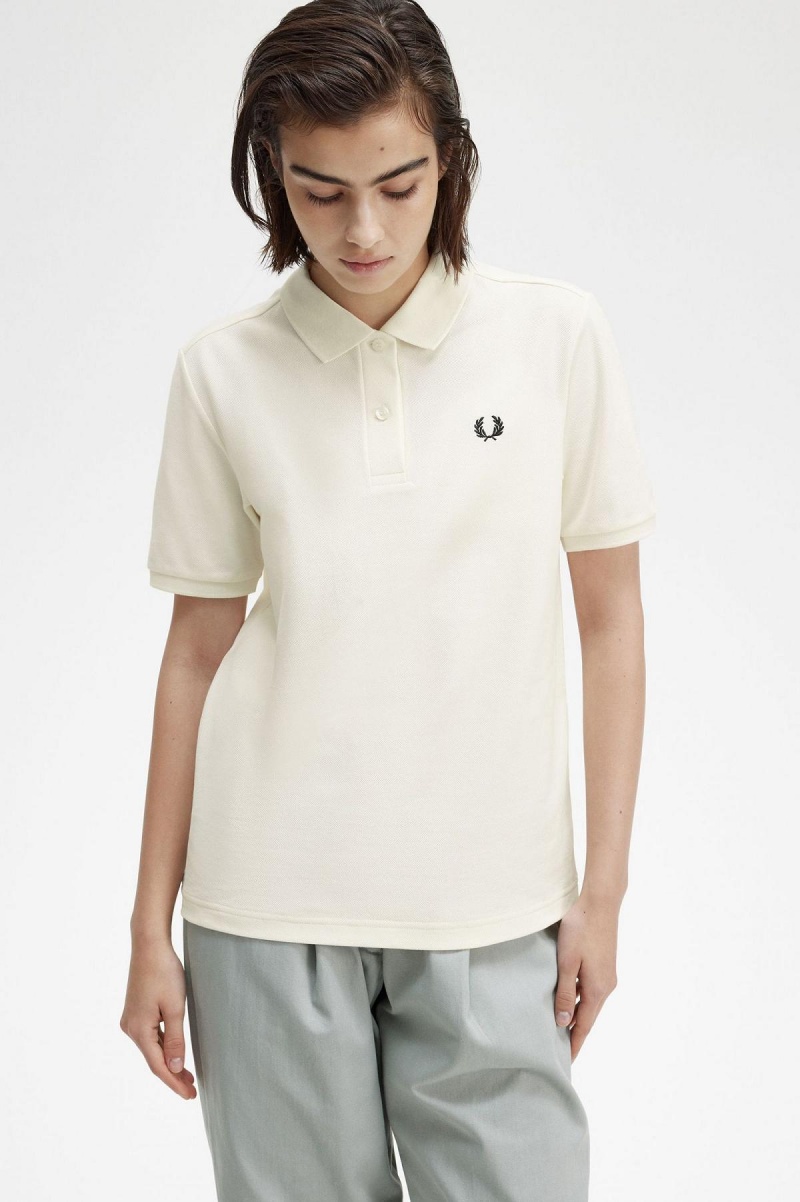 Fred Perry G6000 Polo Shirts Damen Schwarz | LCHTR23560