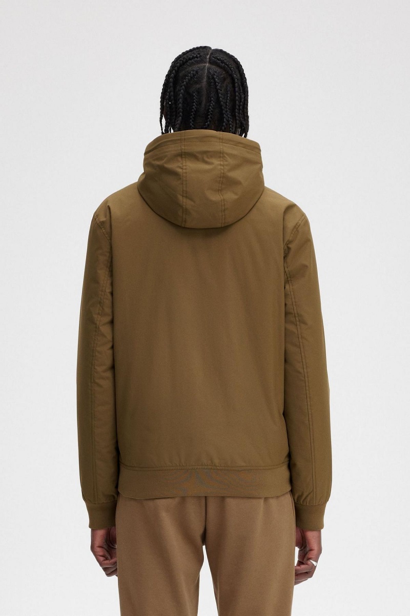 Fred Perry Gepolstert Mit Kapuze Brentham Mäntel Herren Shaded Stone | UCHND23148