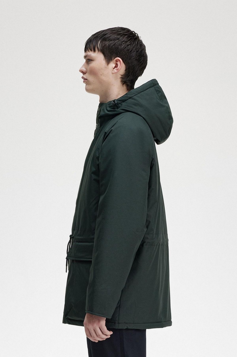 Fred Perry Gepolstert Zip Through Mäntel Herren Grün | ECHVG38536