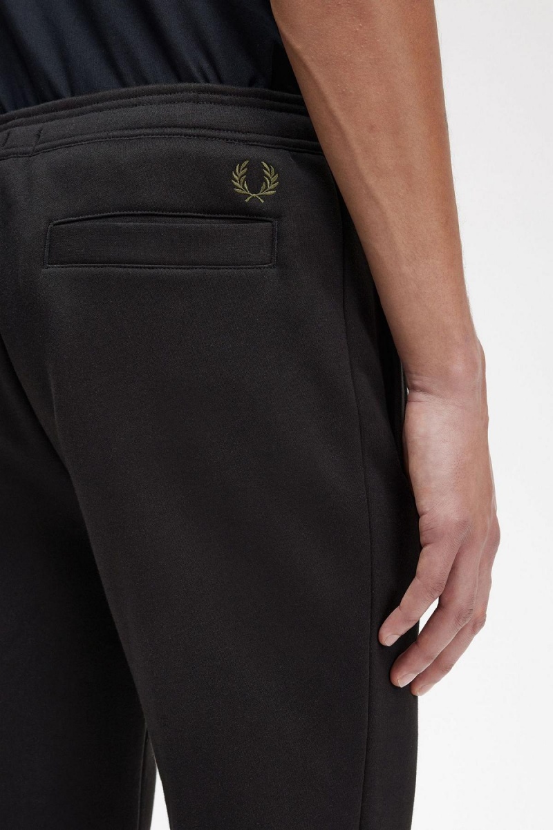 Fred Perry Graphic Branding Sweatpants Hosen Herren Schwarz | CHJVR39015