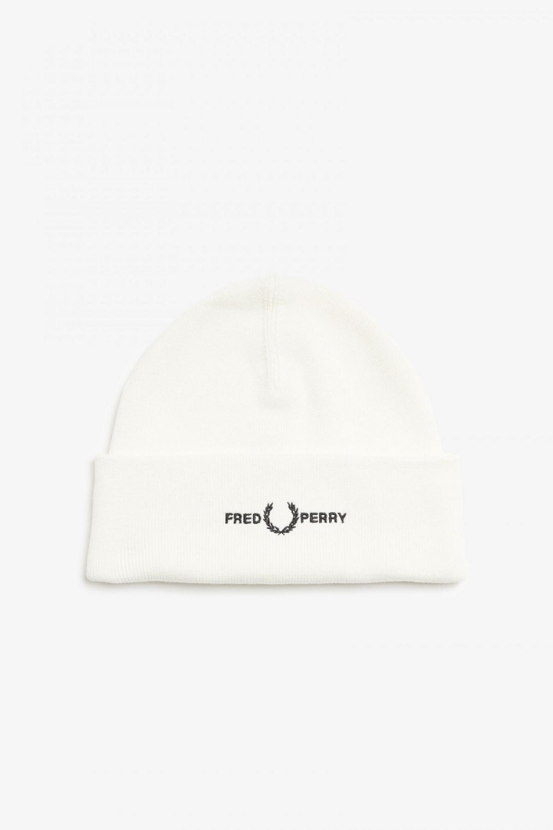 Fred Perry Graphic Mütze Accessories Weiß | CHIIZ72359