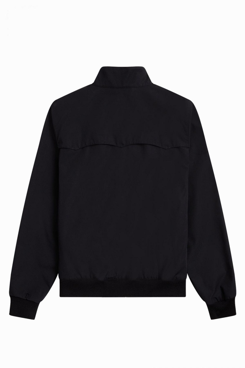 Fred Perry Harrington Mäntel Damen Schwarz | CHDYB47627