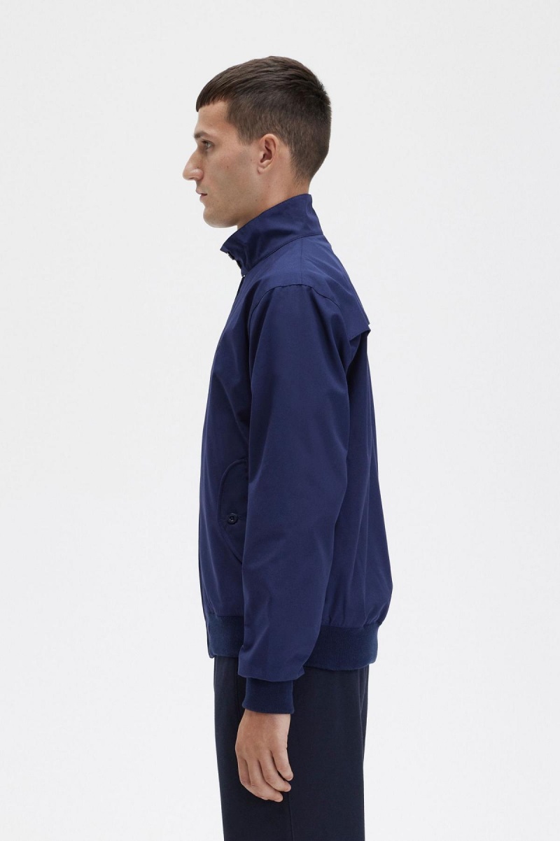 Fred Perry Harrington Mäntel Herren Navy | TCHPQ51921