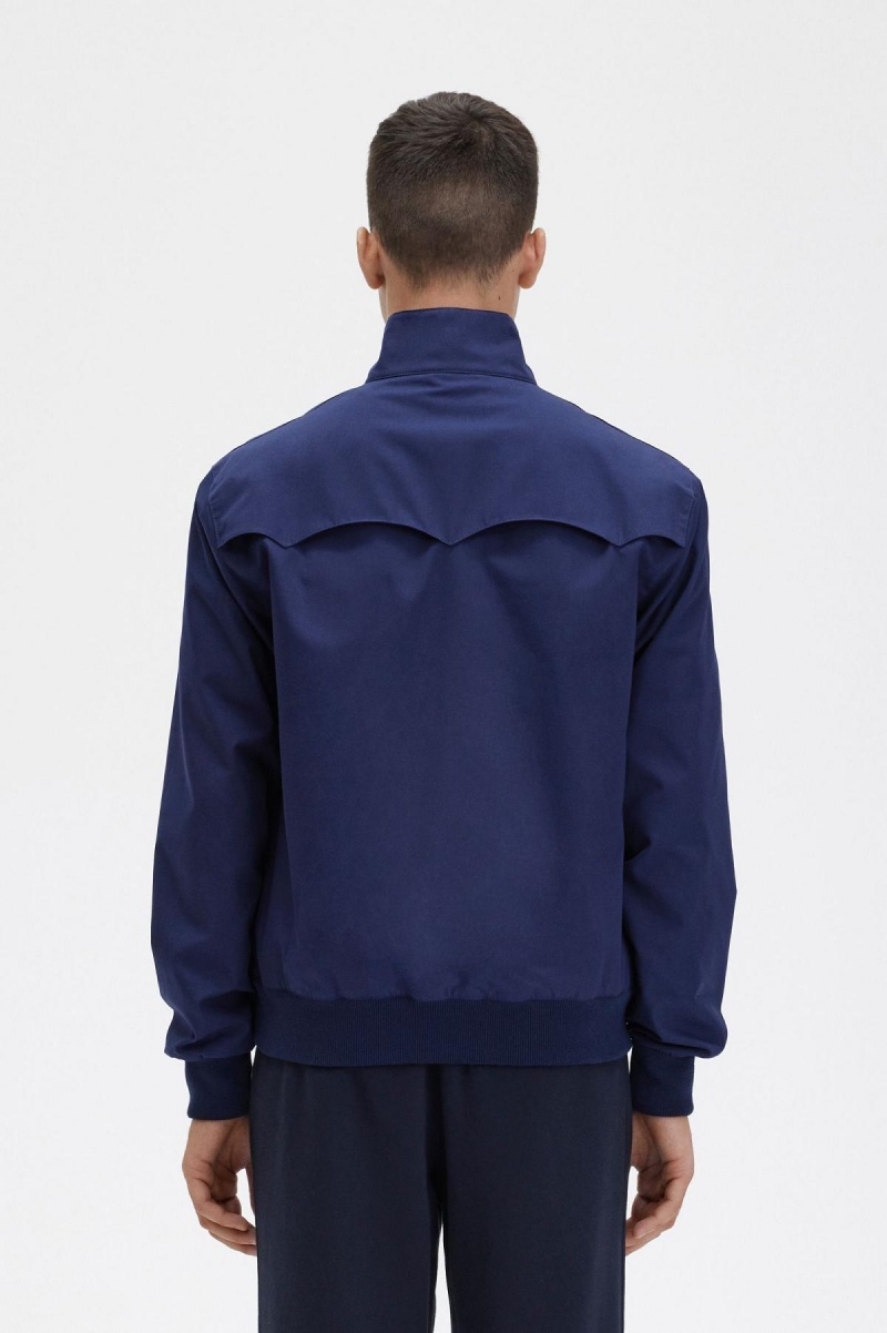 Fred Perry Harrington Mäntel Herren Navy | TCHPQ51921