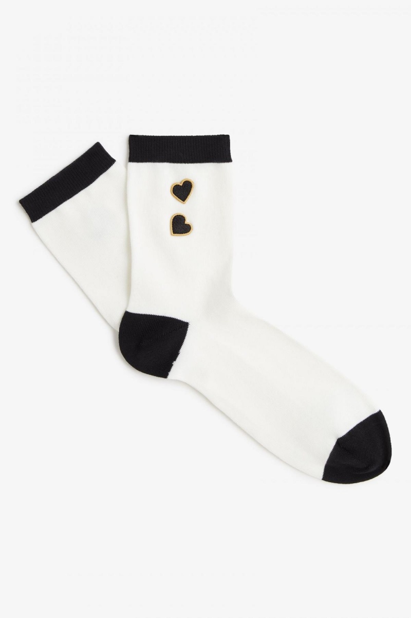 Fred Perry Heart Socken Accessories Weiß | CHNEJ53655