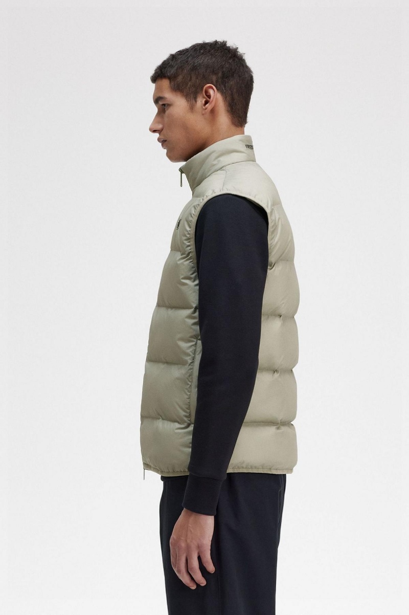 Fred Perry Insulated Gilet Mäntel Herren Seagrass | XCHGW72411