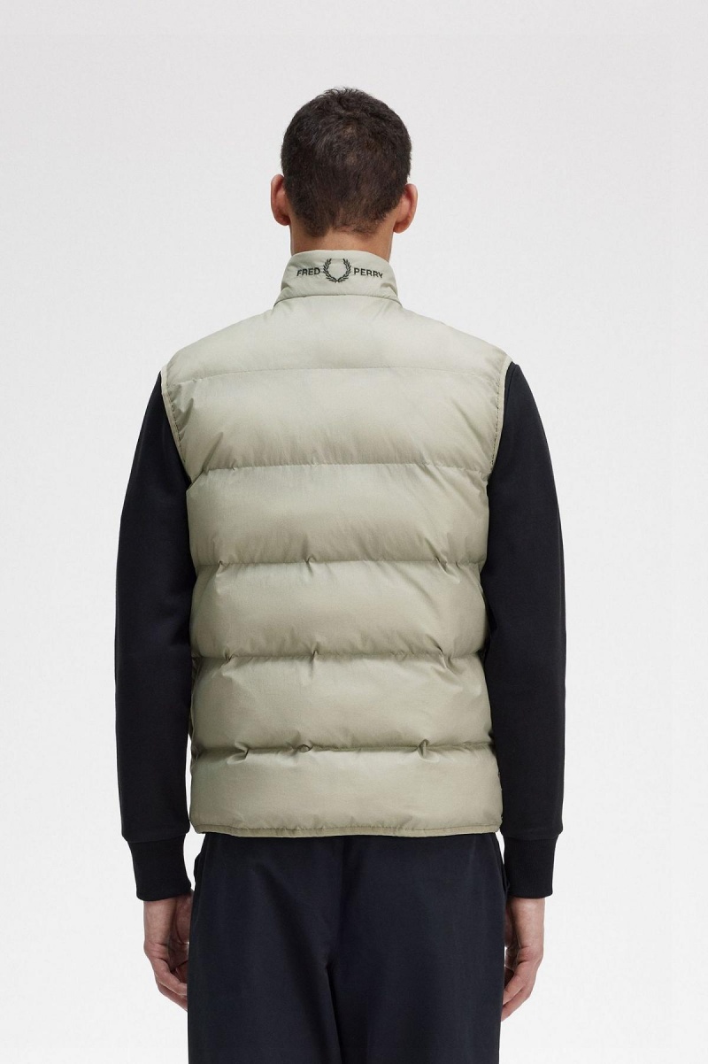 Fred Perry Insulated Gilet Mäntel Herren Seagrass | XCHGW72411