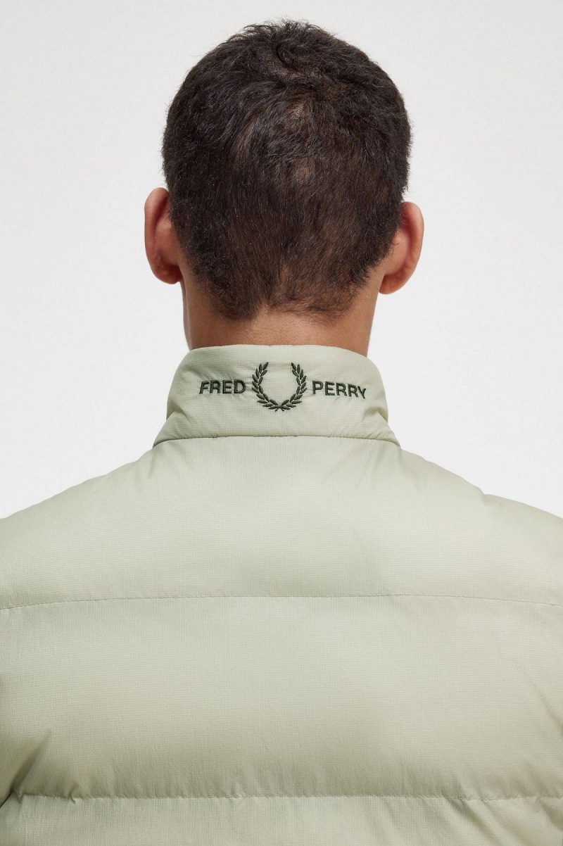 Fred Perry Insulated Gilet Mäntel Herren Seagrass | XCHGW72411