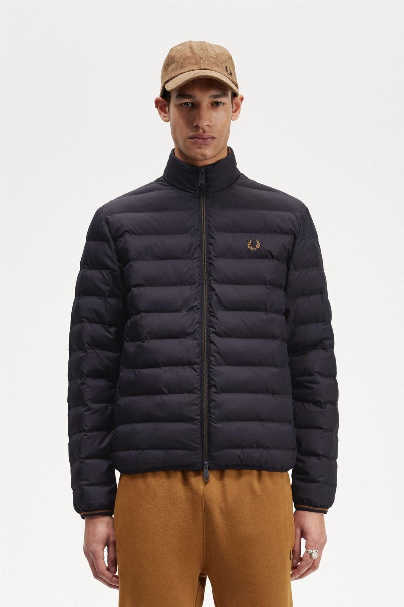 Fred Perry Insulated Mäntel Herren Navy | QCHWA91860