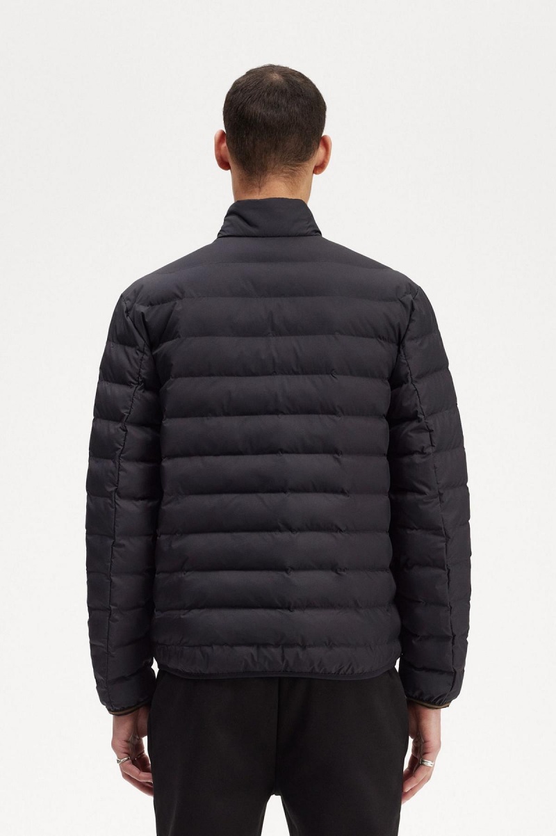 Fred Perry Insulated Mäntel Herren Schwarz | LCHSX77236