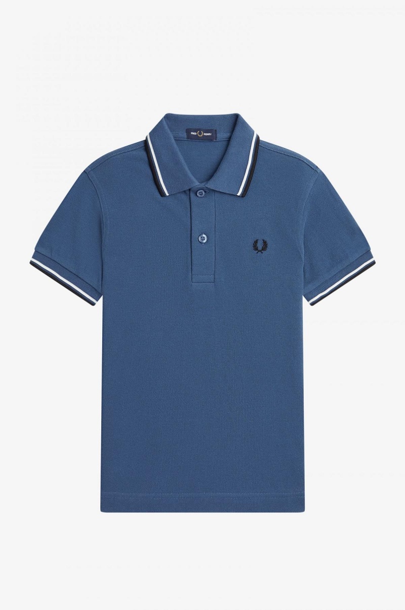 Fred Perry Kids Twin Tipped Kinder Accessories Blau Weiß Schwarz | CHIIZ56680