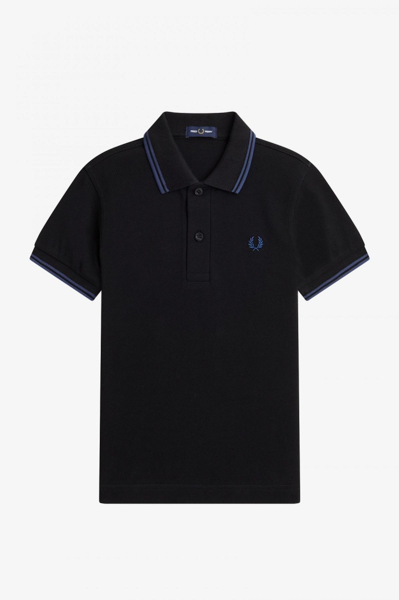 Fred Perry Kids Twin Tipped Kinder Accessories Schwarz Blau Blau | CHJZR89244