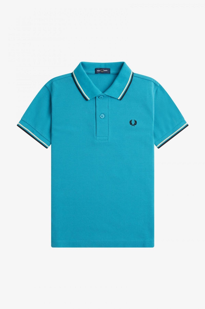 Fred Perry Kids Twin Tipped Kinder Accessories Blau Weiß Schwarz | ECHHC97115