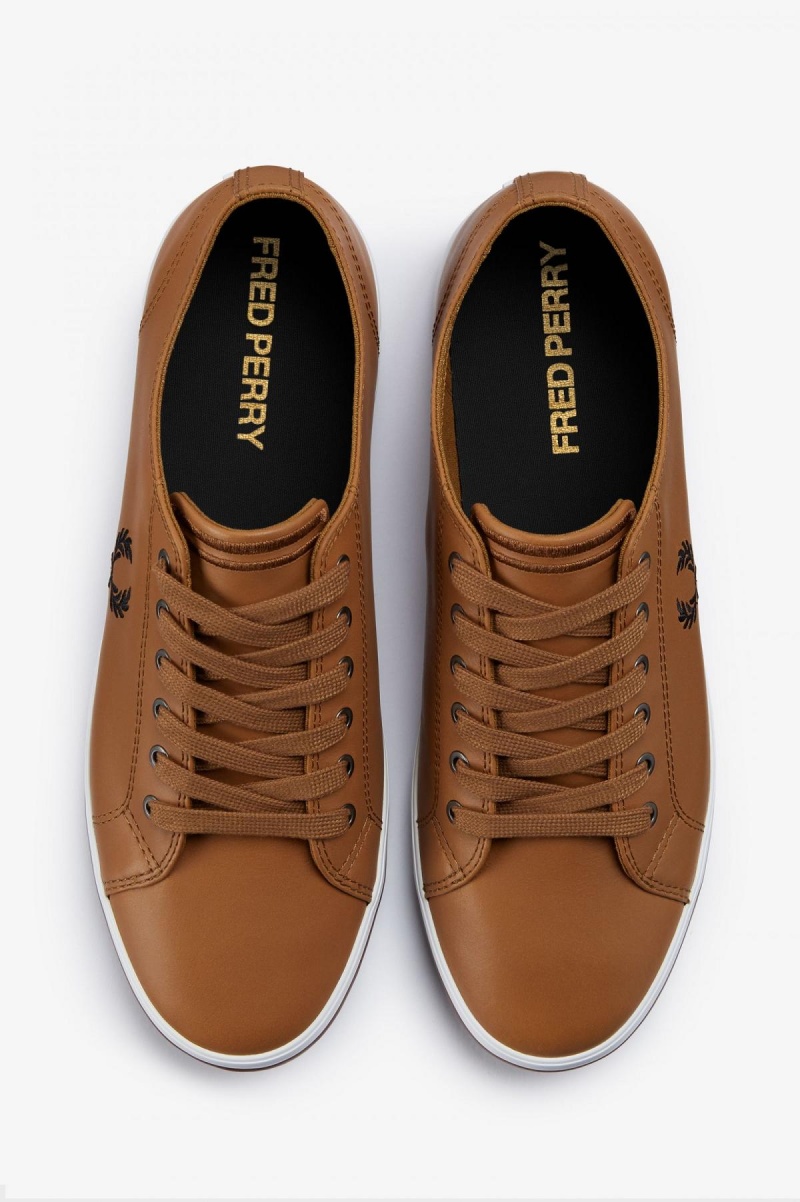 Fred Perry Kingston Schuhe Herren Dunkelschwarz | CHXBR22564