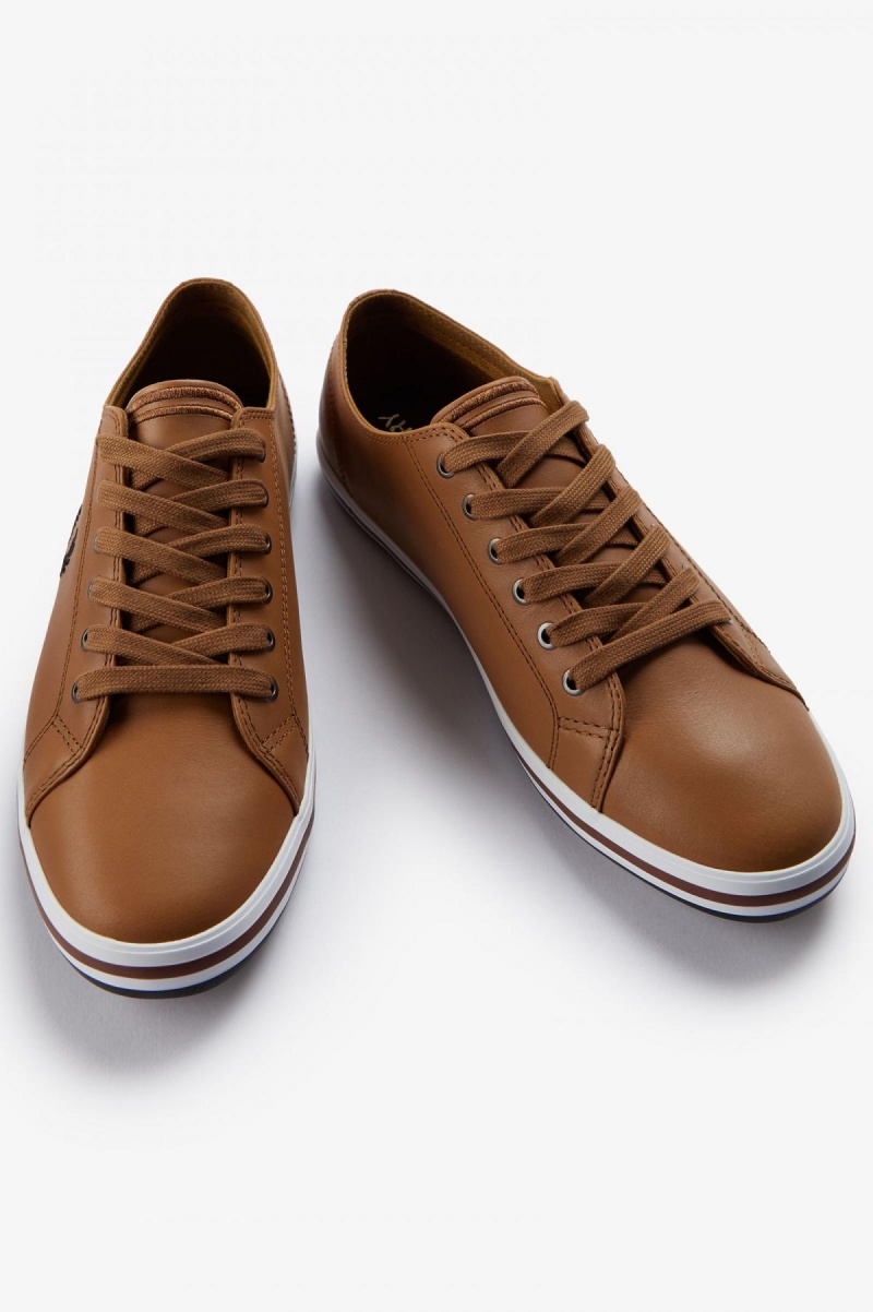 Fred Perry Kingston Schuhe Herren Dunkelschwarz | CHXBR22564