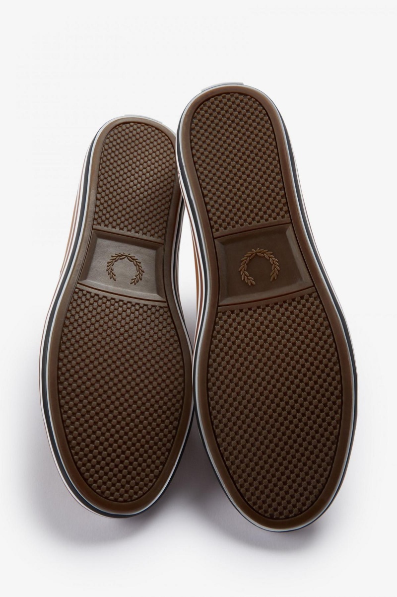 Fred Perry Kingston Schuhe Herren Dunkelschwarz | CHXBR22564