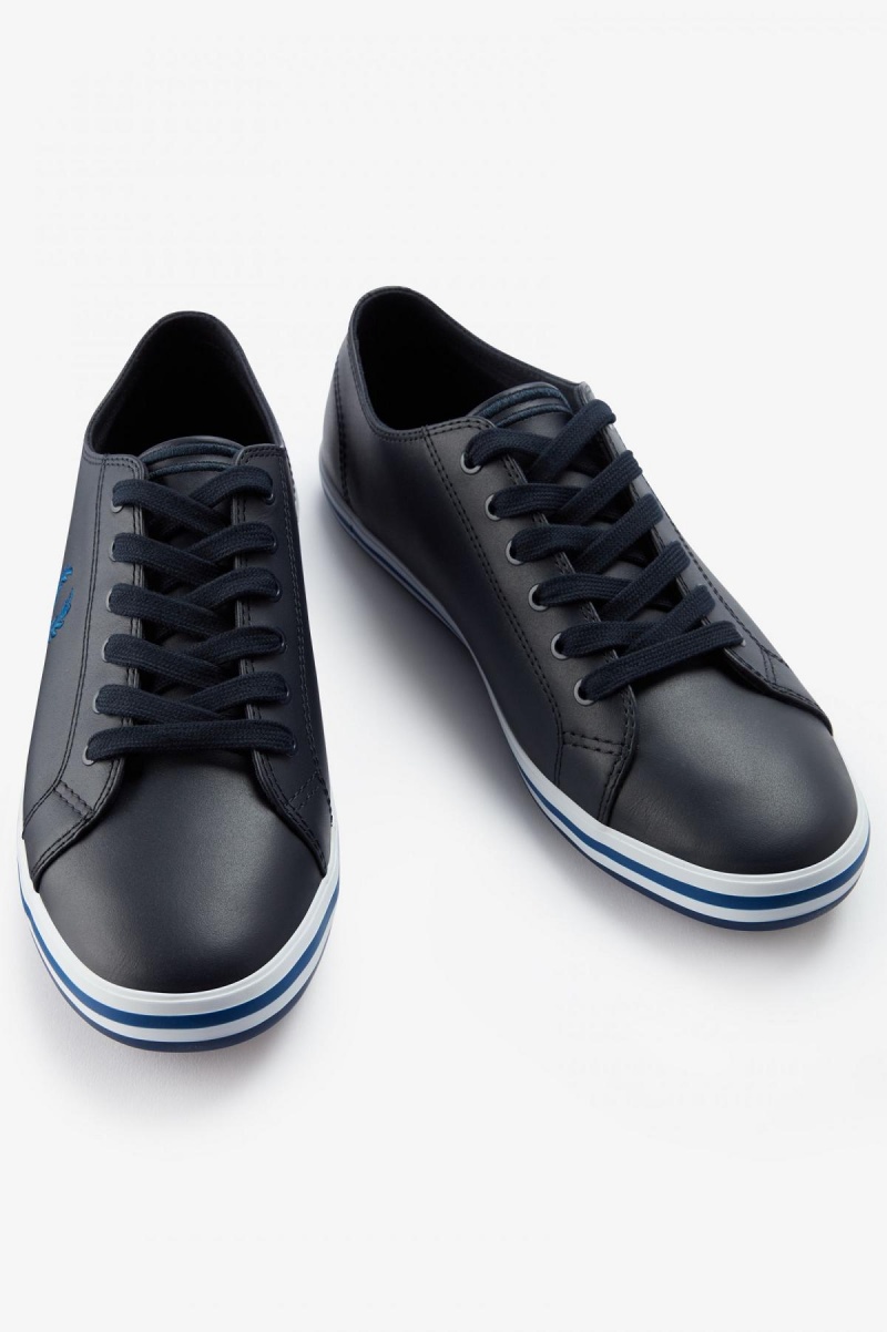 Fred Perry Kingston Schuhe Herren Navy | GCHEC26510