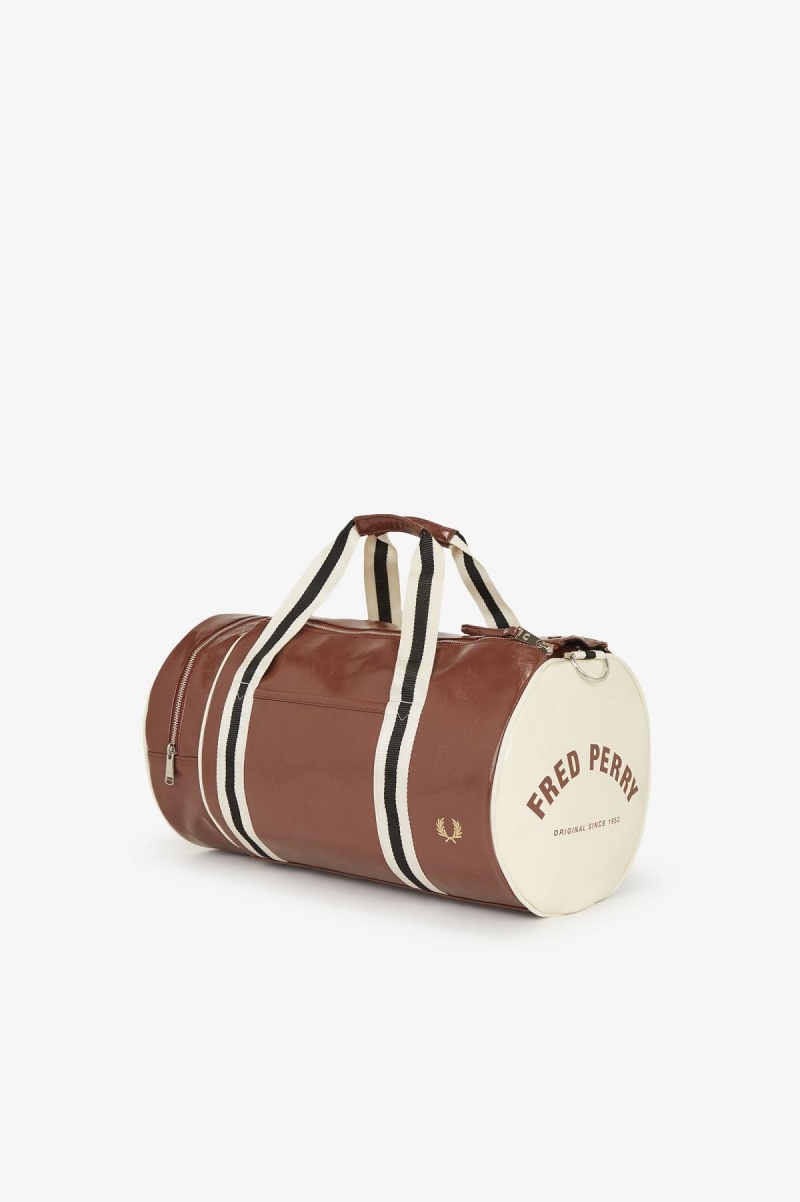 Fred Perry Klassische Barrel Tasche Accessories Braun | MCHHR36365