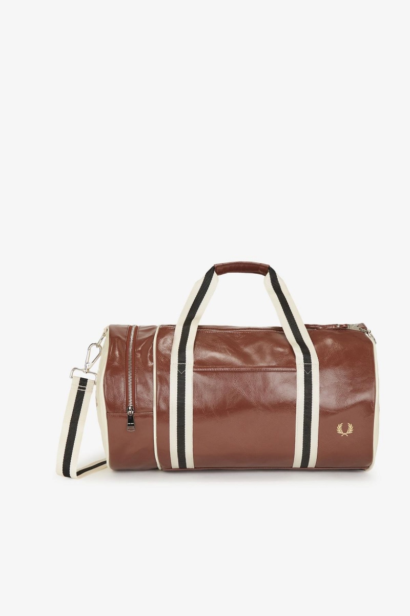 Fred Perry Klassische Barrel Tasche Accessories Braun | MCHHR36365