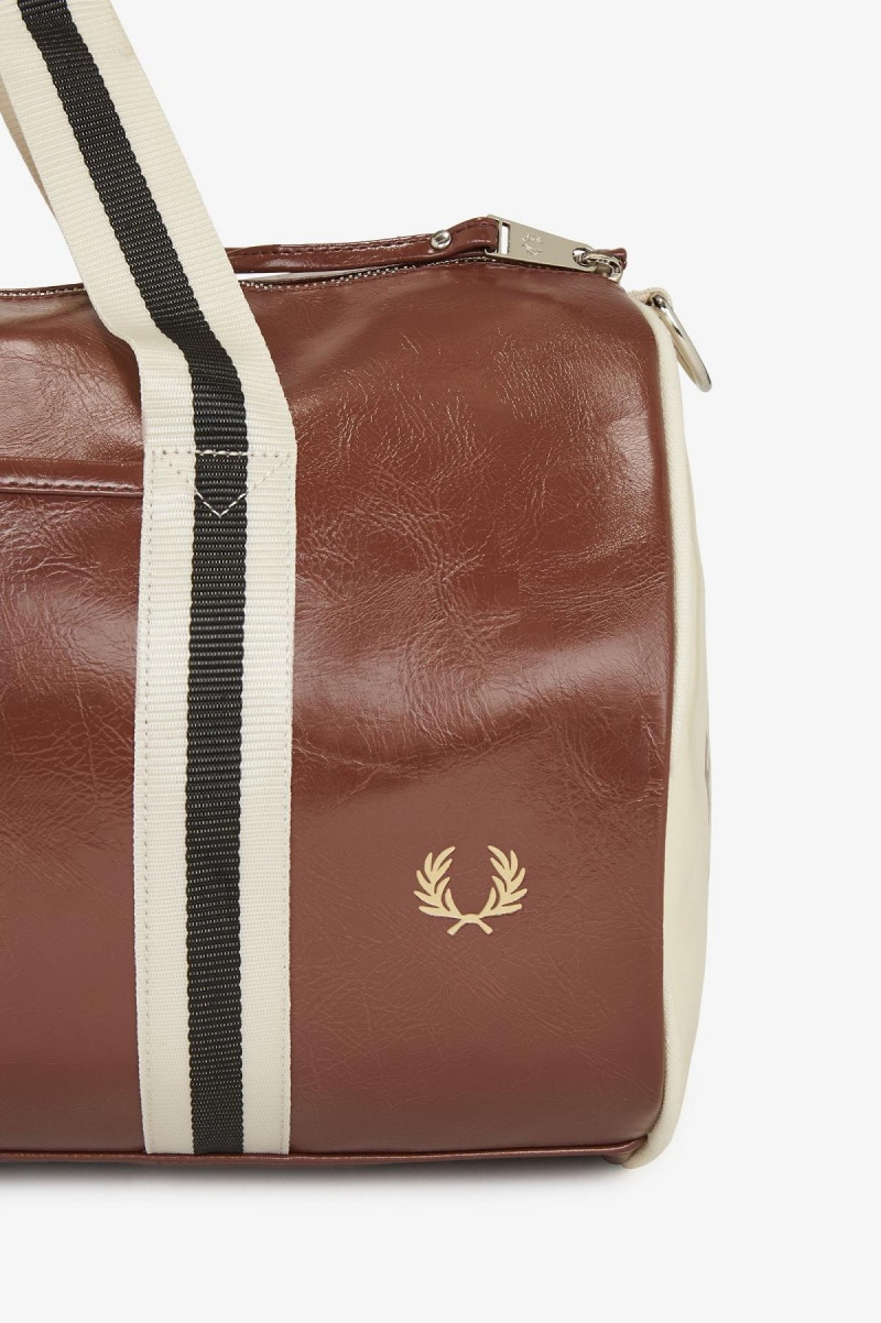 Fred Perry Klassische Barrel Tasche Accessories Braun | MCHHR36365