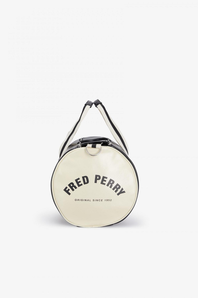 Fred Perry Klassische Barrel Tasche Accessories Schwarz | MCHHR37026