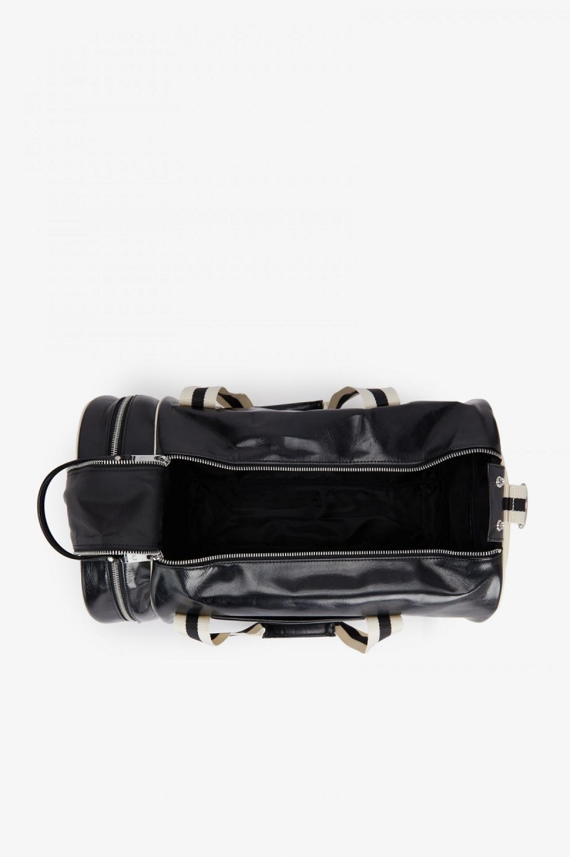 Fred Perry Klassische Barrel Tasche Accessories Schwarz | MCHHR37026
