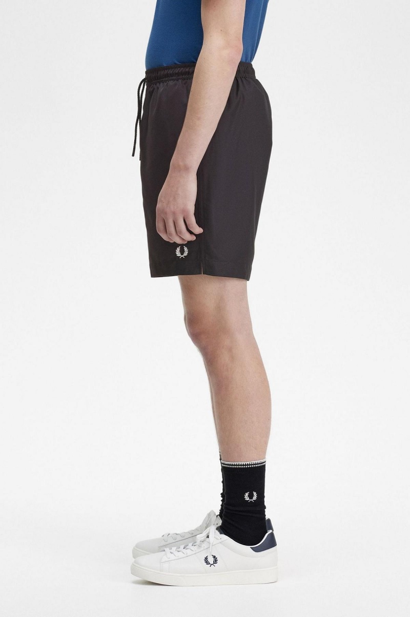 Fred Perry Klassische Kurze Hose Herren Schwarz | ACHWC89298