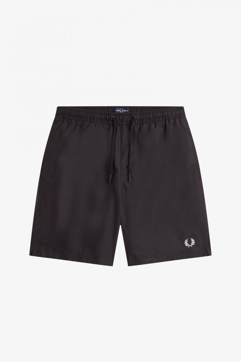 Fred Perry Klassische Kurze Hose Herren Schwarz | ACHWC89298