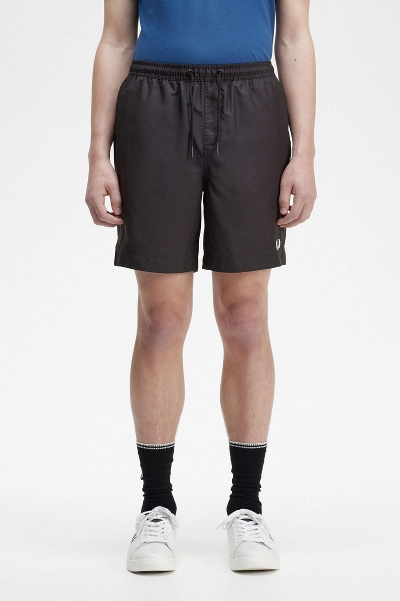 Fred Perry Klassische Kurze Hose Herren Schwarz | ACHWC89298