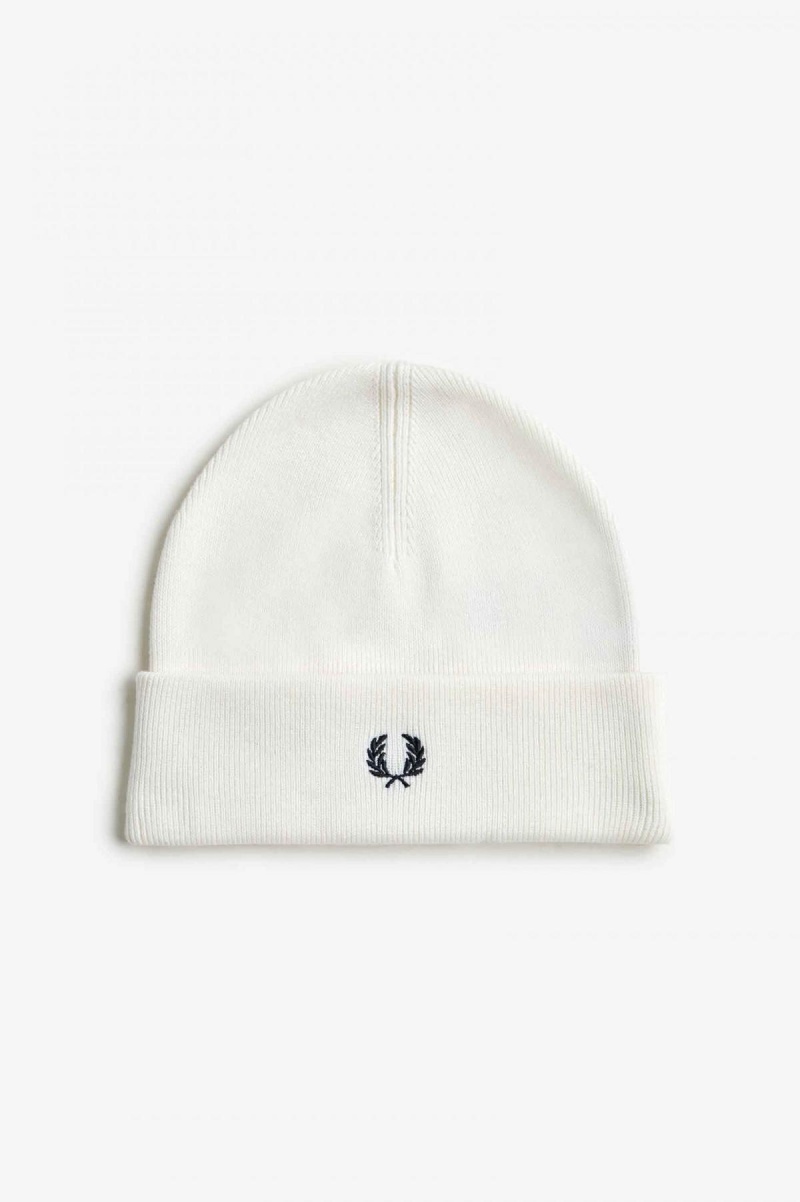Fred Perry Klassische Mütze Accessories Weiß Schwarz | CHNEJ61805