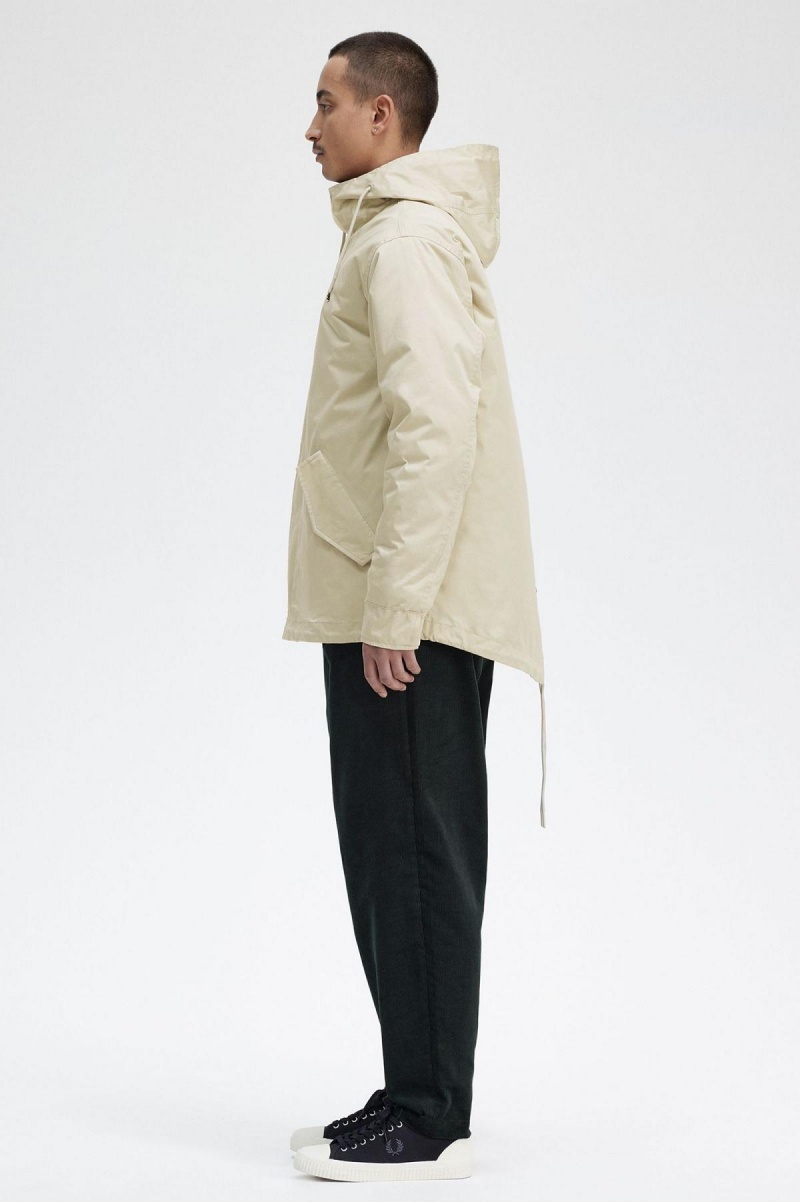 Fred Perry Kurzes Gepolstert Parka Mäntel Herren Hell | ACHWC19033