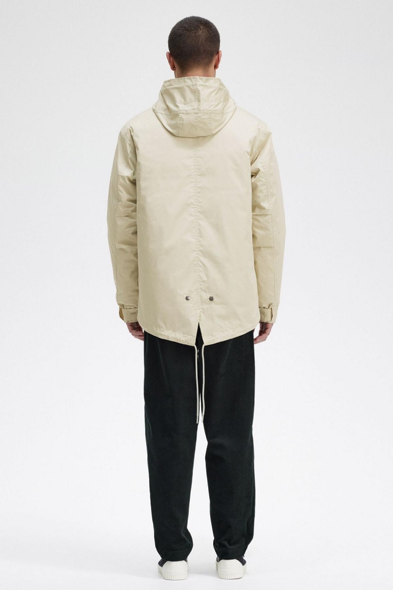Fred Perry Kurzes Gepolstert Parka Mäntel Herren Hell | ACHWC19033