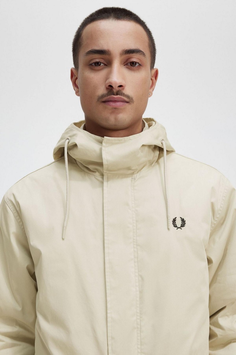 Fred Perry Kurzes Gepolstert Parka Mäntel Herren Hell | ACHWC19033