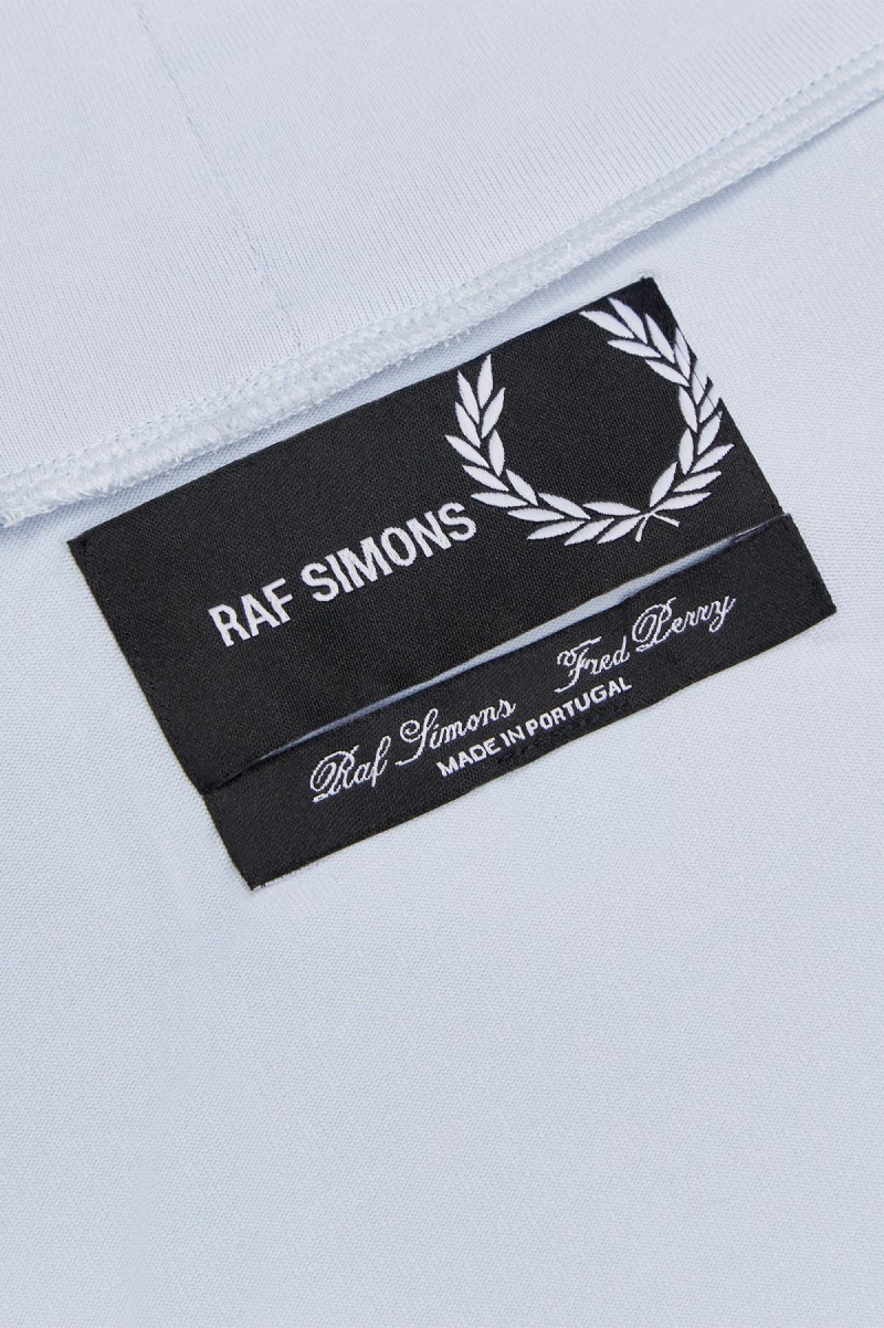 Fred Perry Laurel Wreath Detail Roll Neck T-shirts Herren Blau | CHDFL79649
