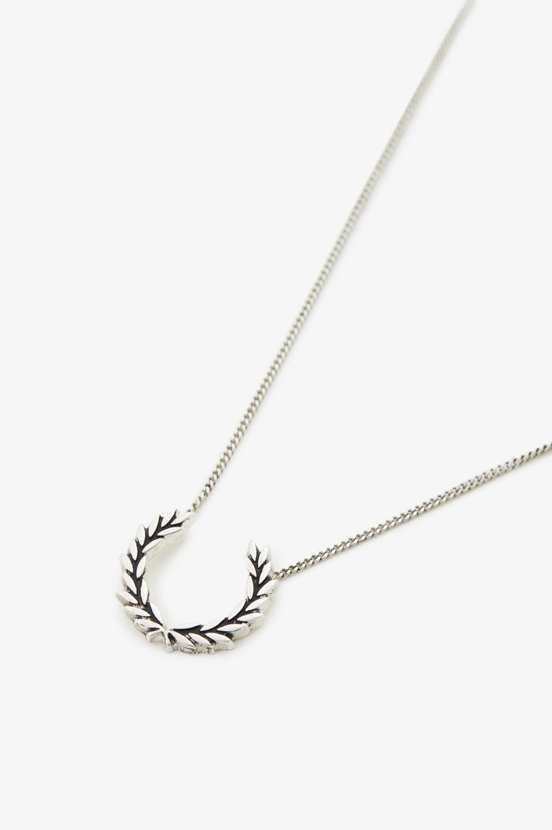 Fred Perry Laurel Wreath Necklace Schmuck Accessories Silber | DCHKV67491